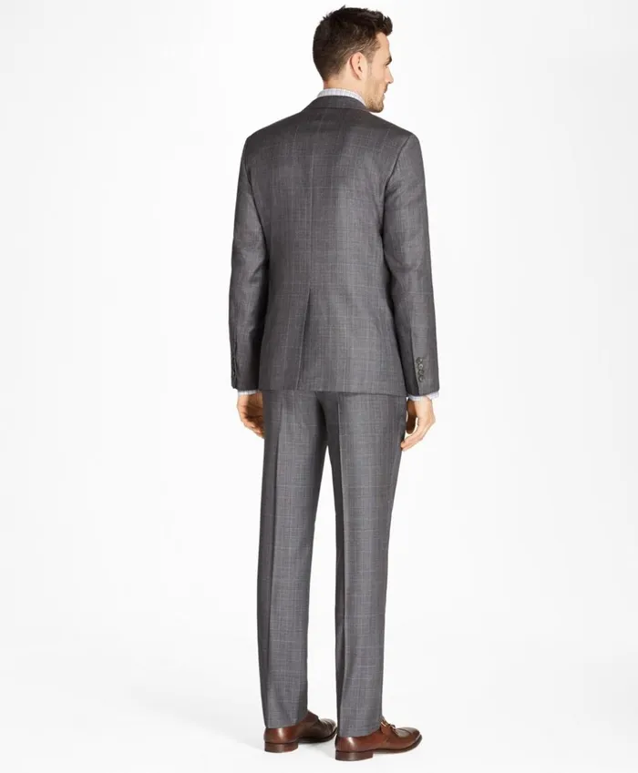 Brooks Brothers Suits Regent Fit Plaid 1818 Suit Grey 8211 Men Brooks Brothers Suits Regent Fit Plaid 1818 Suit Grey 8211 Men