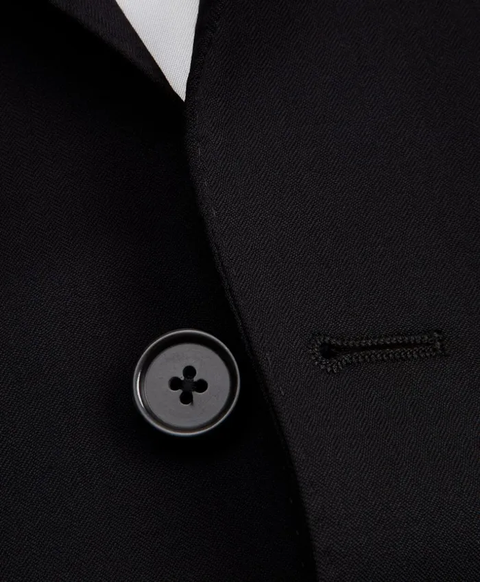 Brooks Brothers Suits Regent Fit ThreeButton 1818 Suit Black 8211 Men