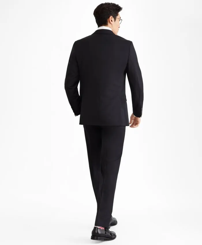 Brooks Brothers Suits Regent Fit ThreeButton 1818 Suit Black 8211 Men