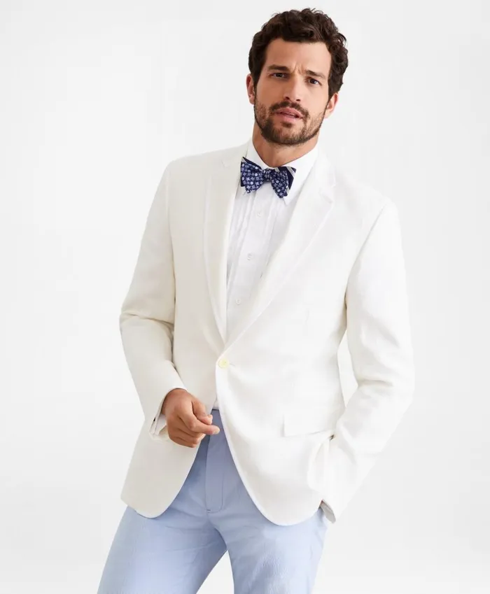 Brooks Brothers Tuxedo Shop Regent Fit Linen Tuxedo Jacket White 8211 Men