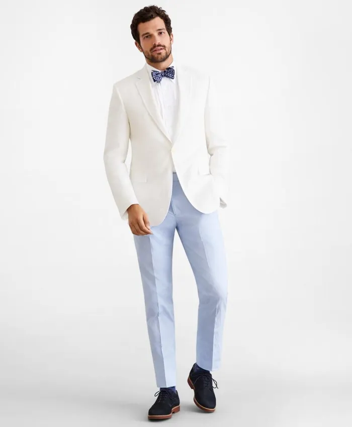 Brooks Brothers Tuxedo Shop Regent Fit Linen Tuxedo Jacket White 8211 Men