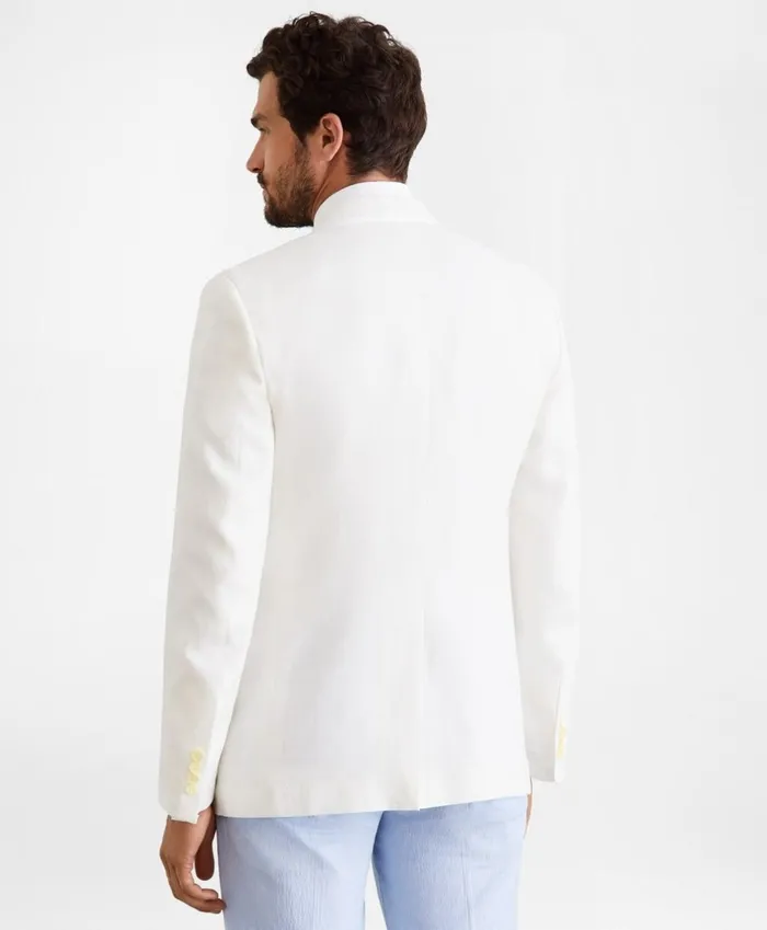 Brooks Brothers Tuxedo Shop Regent Fit Linen Tuxedo Jacket White 8211 Men