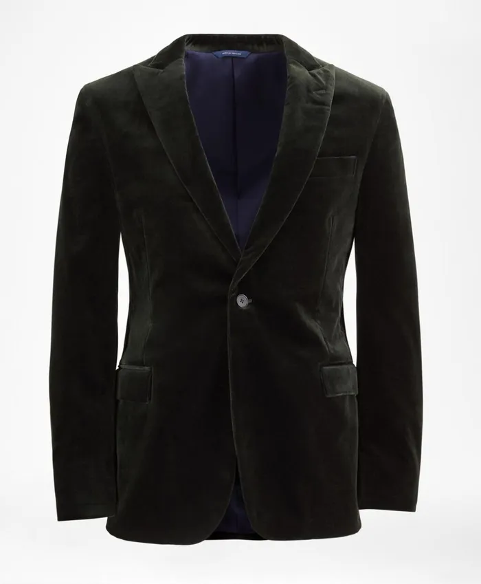Brooks Brothers Tuxedo Shop Regent Fit Velvet Tuxedo Jacket Dark Green 8211 Men