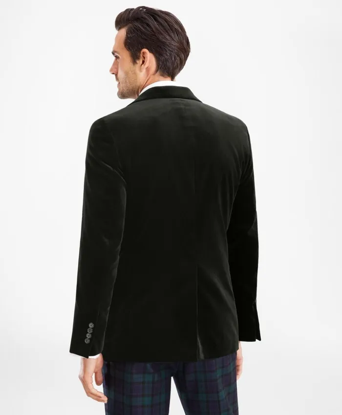 Brooks Brothers Tuxedo Shop Regent Fit Velvet Tuxedo Jacket Dark Green 8211 Men