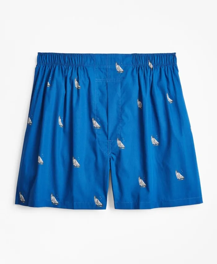 Brooks Brothers Underwear and Socks Traditional Fit Sailboat Boxers Blue 8211 Men Brooks Brothers Underwear and Socks Traditional Fit Sailboat Boxers Blue 8211 Men