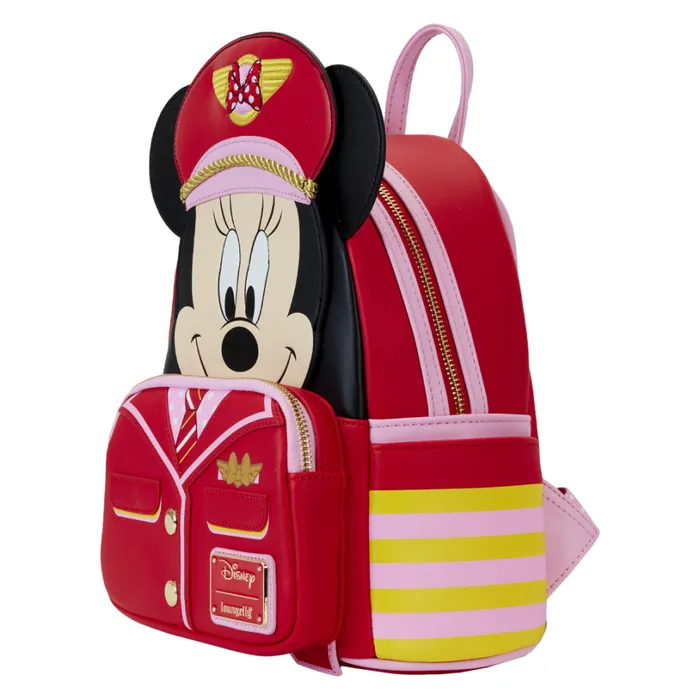 C2E2 Limited Edition Minnie Mouse Pilot Cosplay Mini Backpack Unisex Loungefly Backpacks C2E2 Limited Edition Minnie Mouse Pilot Cosplay Mini Backpack Unisex Loungefly Backpacks