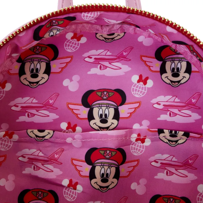 C2E2 Limited Edition Minnie Mouse Pilot Cosplay Mini Backpack Unisex Loungefly Backpacks C2E2 Limited Edition Minnie Mouse Pilot Cosplay Mini Backpack Unisex Loungefly Backpacks