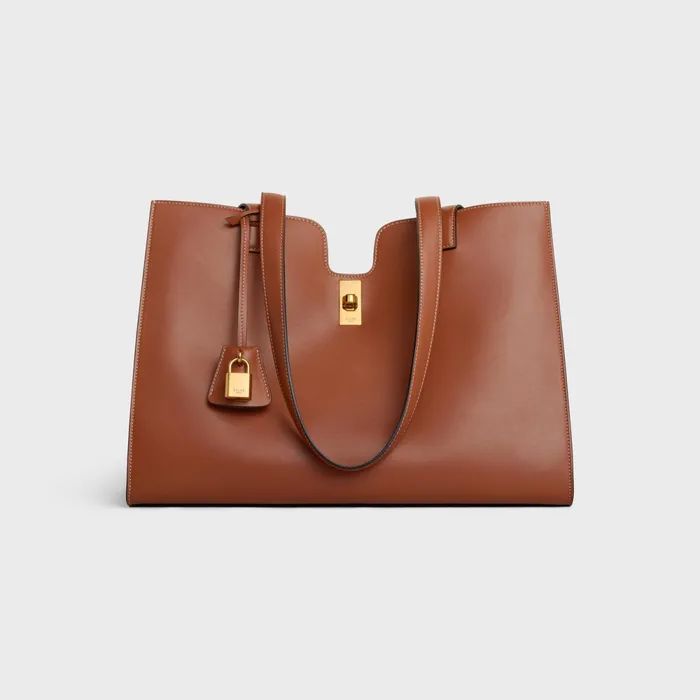 Cabas 16 In Smooth Calfskin Tan Women CELINE 16