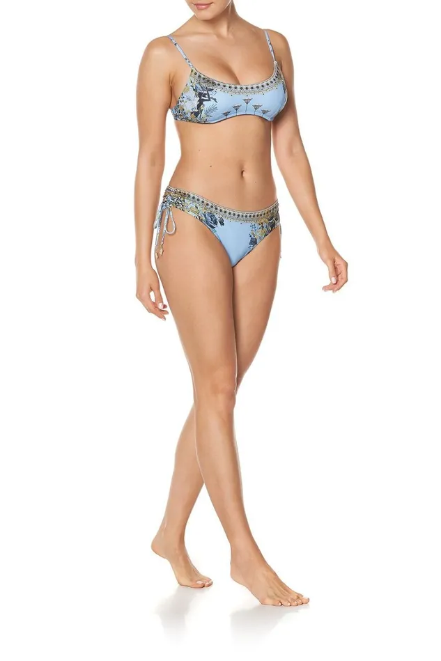 Camilla Bikinis Women Low Scoop Crop With Tie Back Fairy Fountain