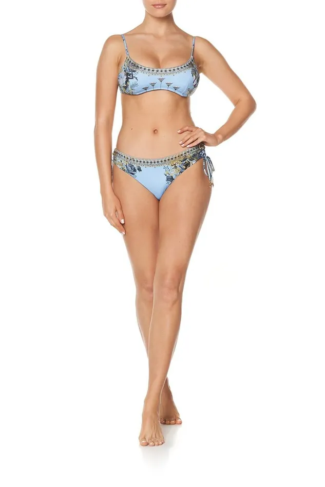 Camilla Bikinis Women Low Scoop Crop With Tie Back Fairy Fountain