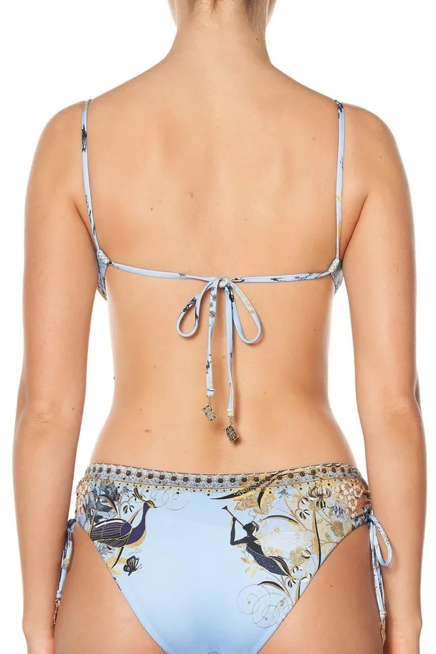 Camilla Bikinis Women Low Scoop Crop With Tie Back Fairy Fountain