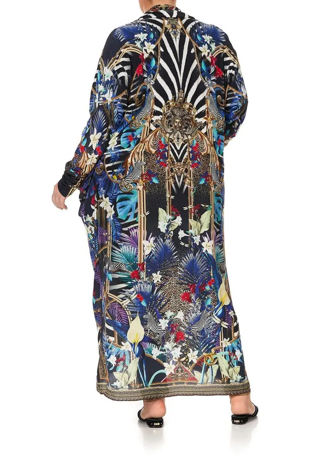 Camilla Extended Sizes Women Long Casual Jacket With Pockets Rainbow Room