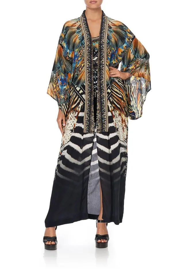 Camilla Kaftans and Coverups Women Kimono Coat Lost Paradise