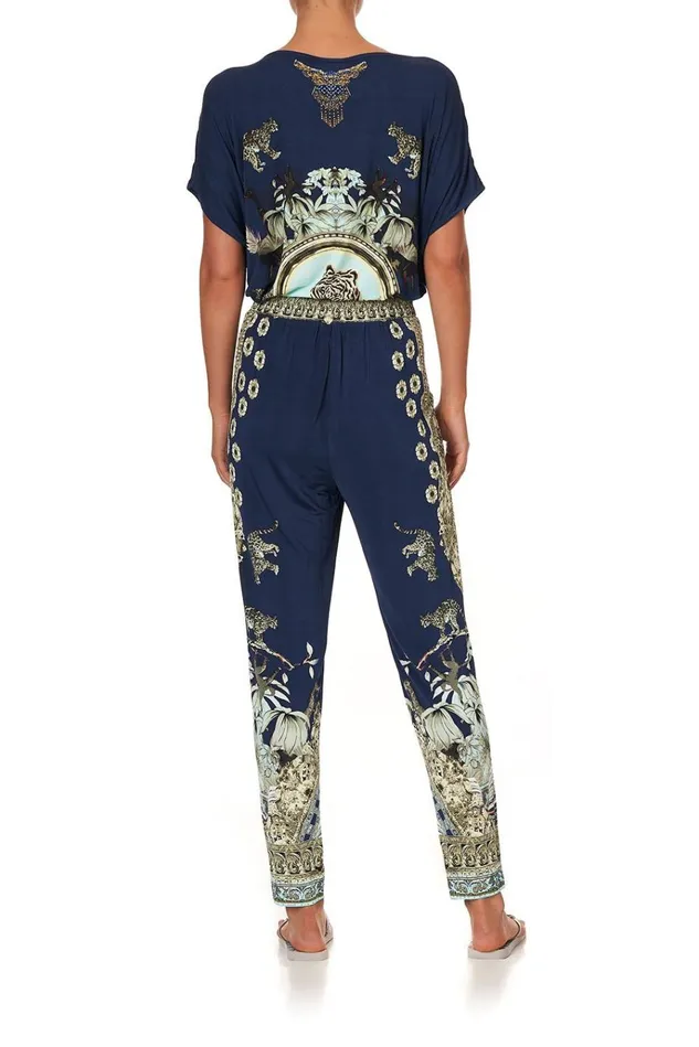 Camilla Loungewear Women Harem Pants With Front Pleats A Little Past Twilight