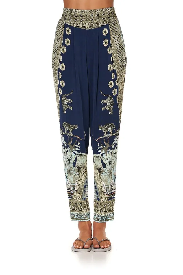 Camilla Loungewear Women Harem Pants With Front Pleats A Little Past Twilight