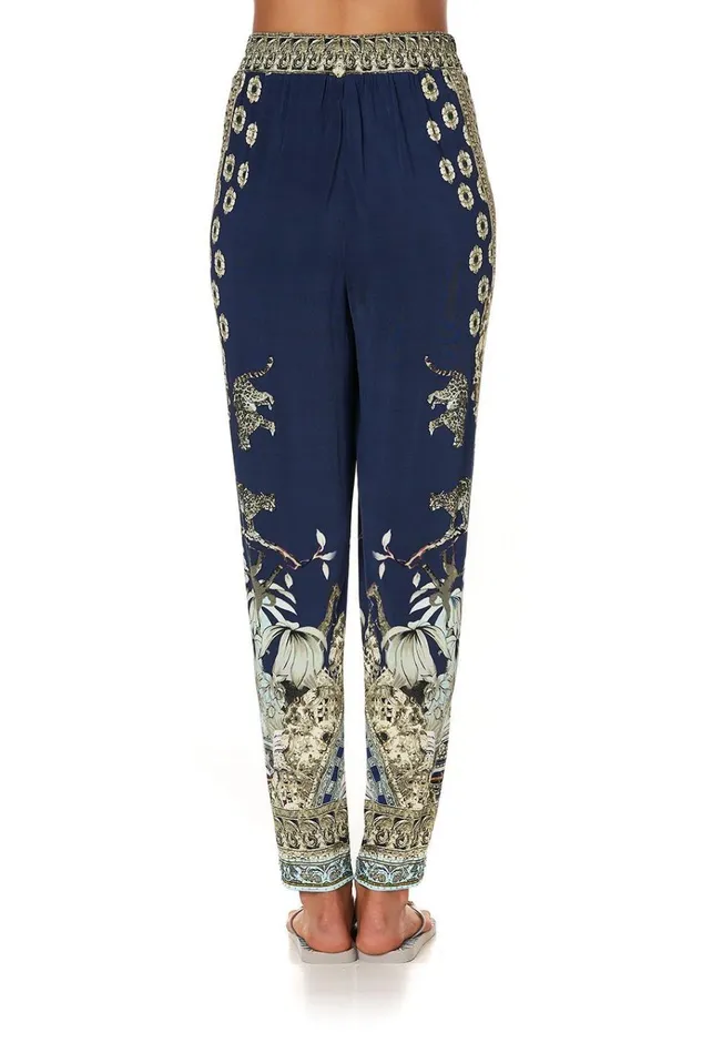 Camilla Loungewear Women Harem Pants With Front Pleats A Little Past Twilight