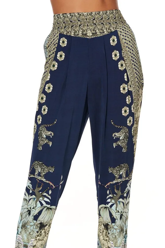 Camilla Loungewear Women Harem Pants With Front Pleats A Little Past Twilight