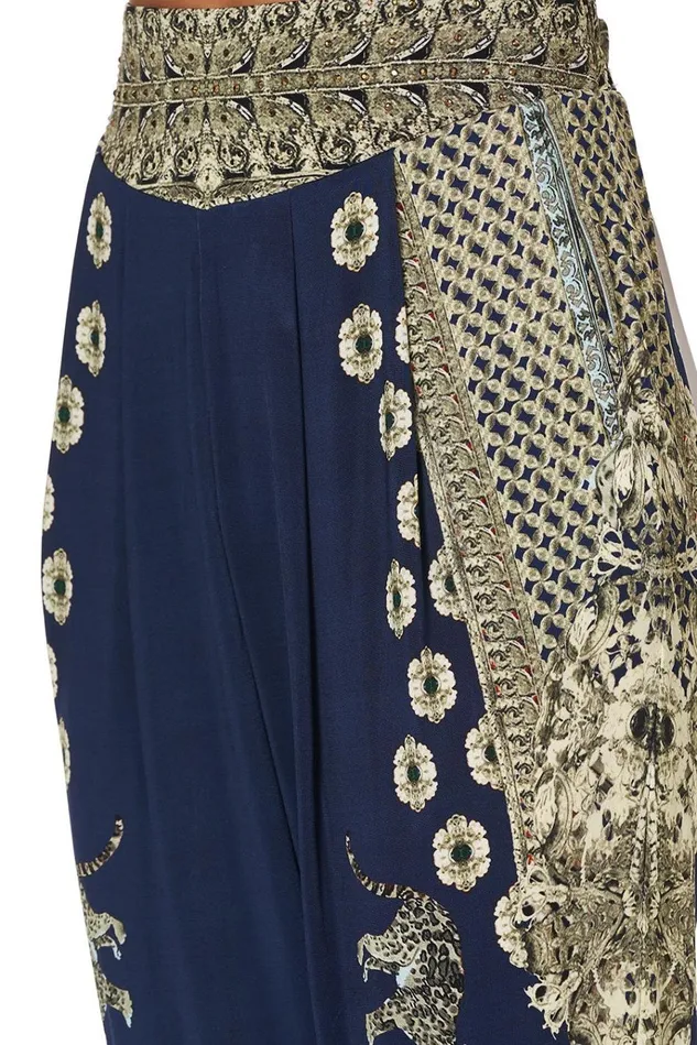 Camilla Loungewear Women Harem Pants With Front Pleats A Little Past Twilight