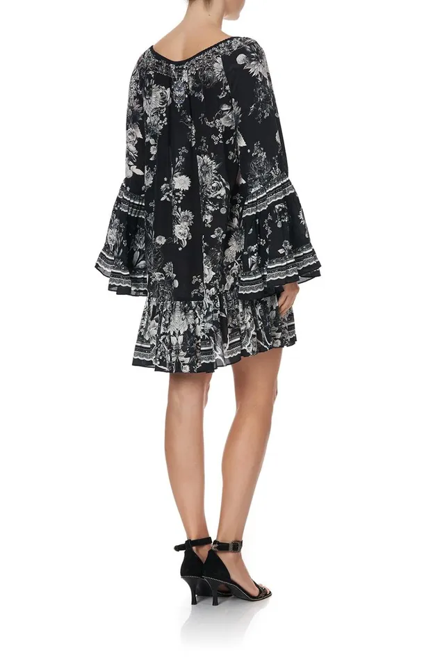 Camilla Mini Dresses Women A Line Frill Dress Moonshine Bloom