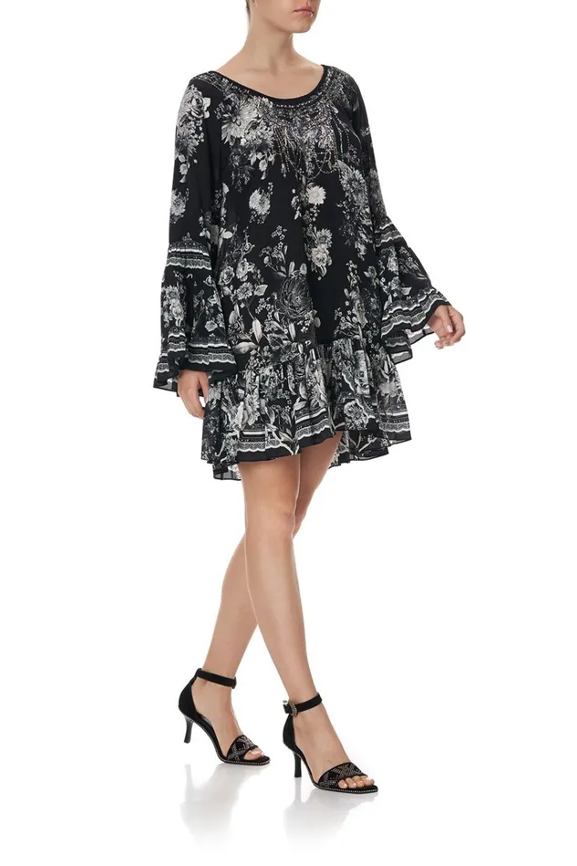 Camilla Mini Dresses Women A Line Frill Dress Moonshine Bloom