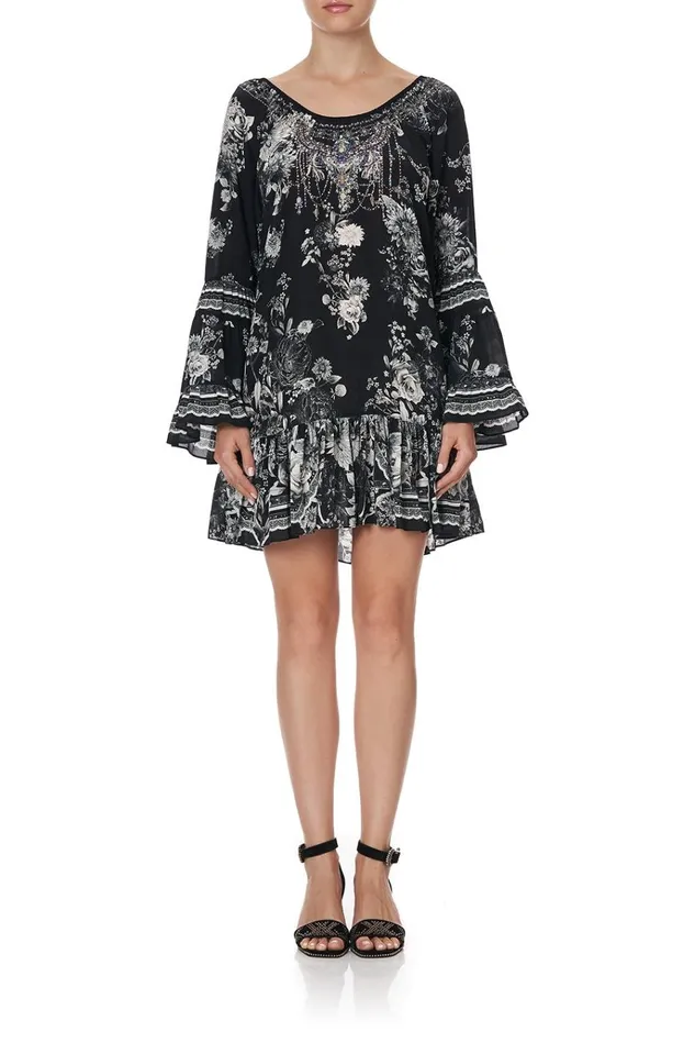 Camilla Mini Dresses Women A Line Frill Dress Moonshine Bloom