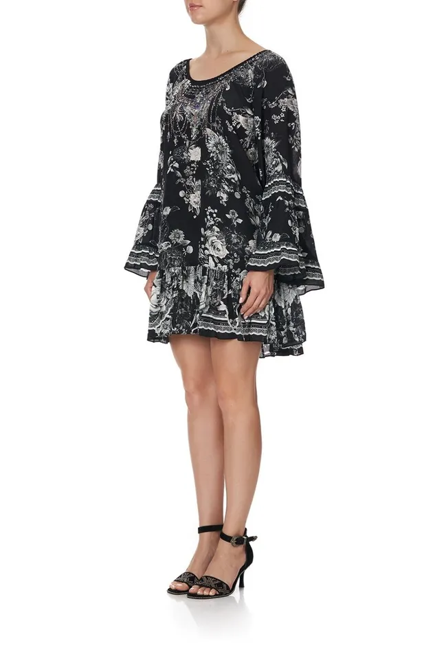 Camilla Mini Dresses Women A Line Frill Dress Moonshine Bloom