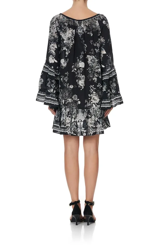 Camilla Mini Dresses Women A Line Frill Dress Moonshine Bloom