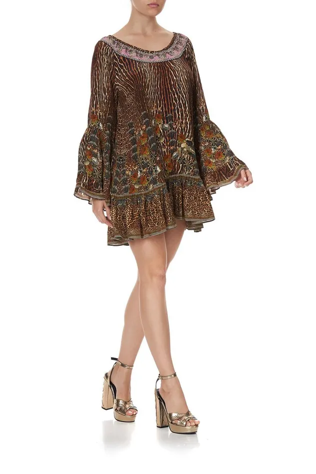Camilla Mini Dresses Women A Line Frill Dress Wild Azal