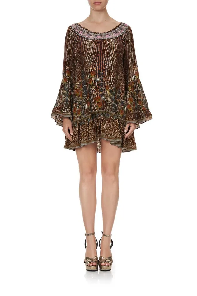 Camilla Mini Dresses Women A Line Frill Dress Wild Azal