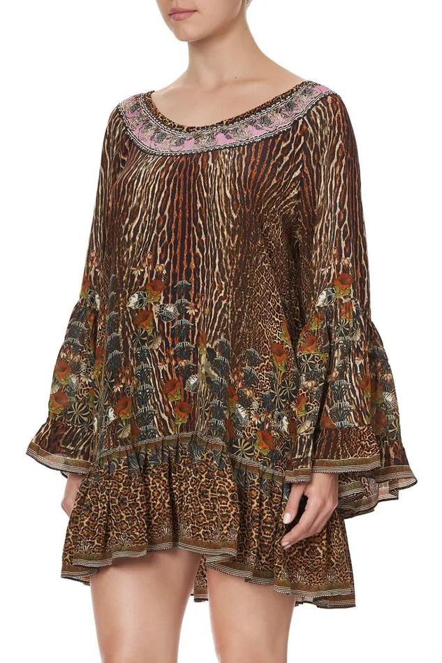 Camilla Mini Dresses Women A Line Frill Dress Wild Azal