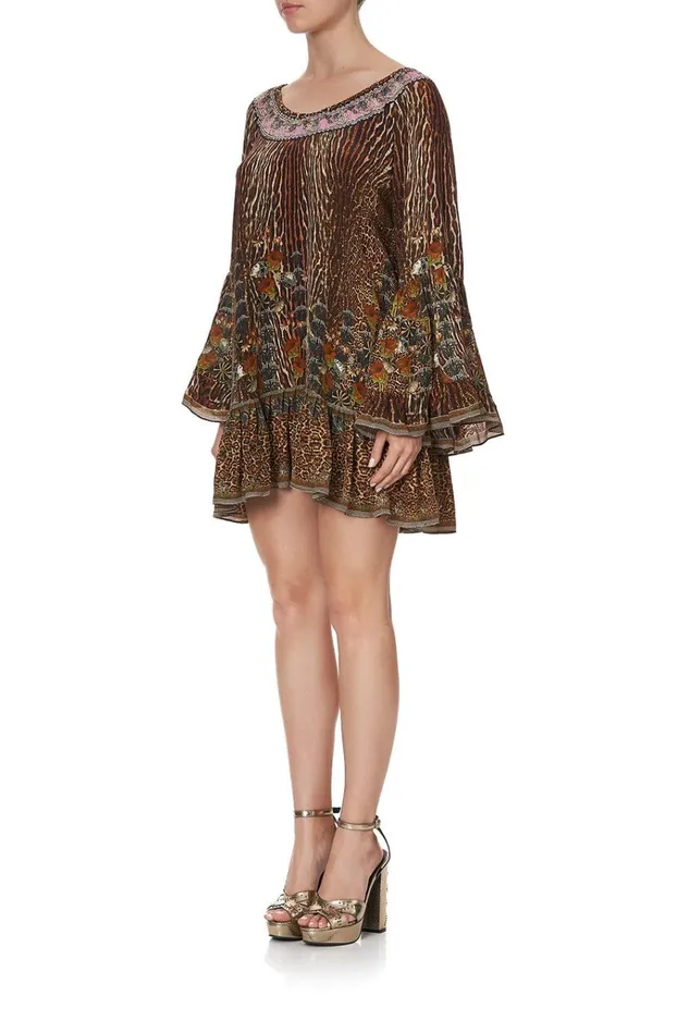 Camilla Mini Dresses Women A Line Frill Dress Wild Azal