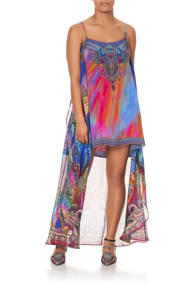 Camilla Mini Dresses Women Mini Dress With Long Overlay Psychedelica
