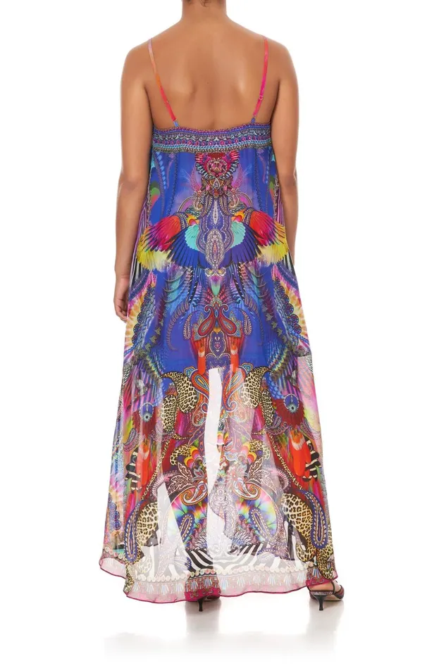 Camilla Mini Dresses Women Mini Dress With Long Overlay Psychedelica