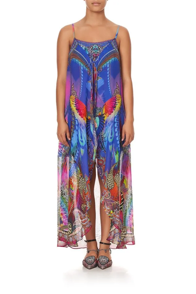 Camilla Mini Dresses Women Mini Dress With Long Overlay Psychedelica