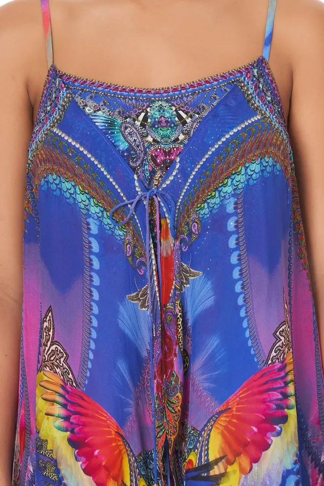 Camilla Mini Dresses Women Mini Dress With Long Overlay Psychedelica