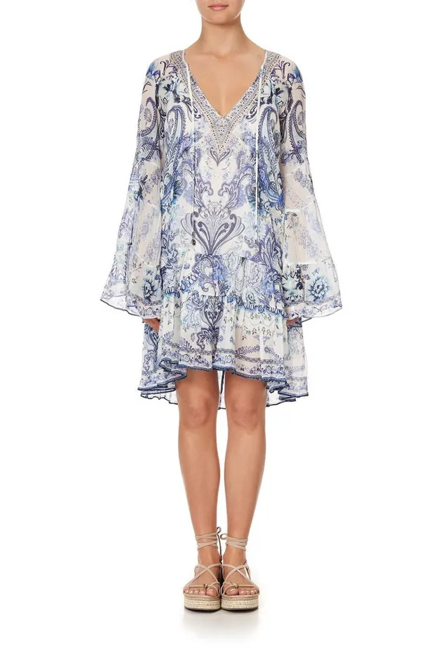 Camilla Party Dresses Women ALine Gathered Panel Dress Talking About A Revolution