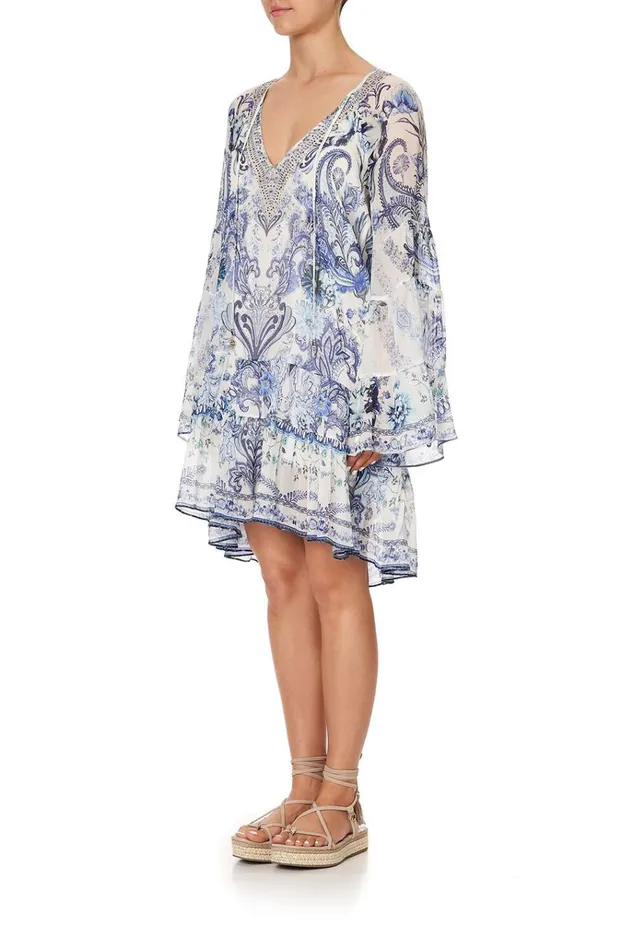 Camilla Party Dresses Women ALine Gathered Panel Dress Talking About A Revolution