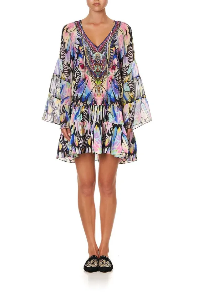 Camilla Party Dresses Women ALine Gathered Panel Dress Trance Temptation