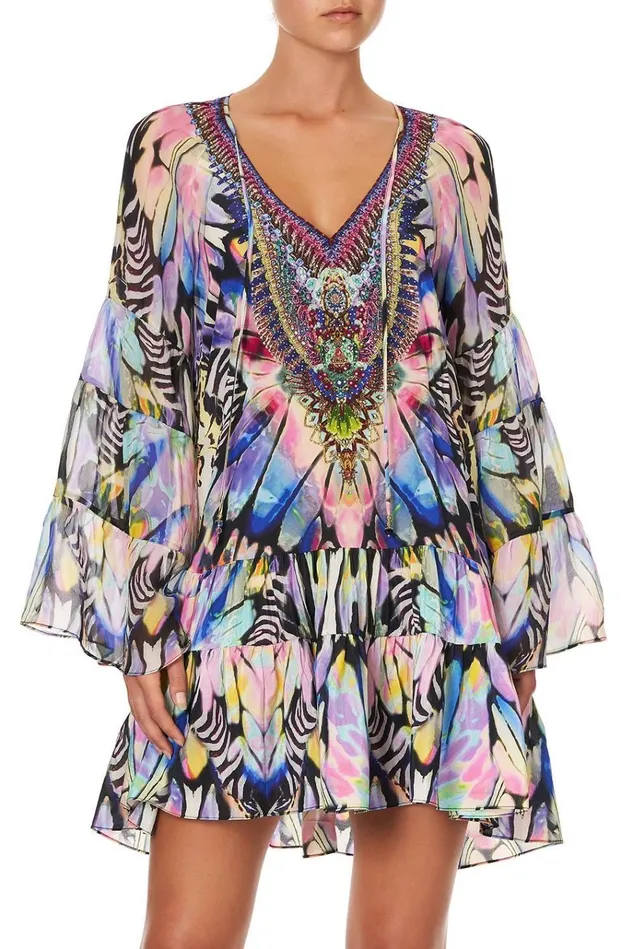 Camilla Party Dresses Women ALine Gathered Panel Dress Trance Temptation