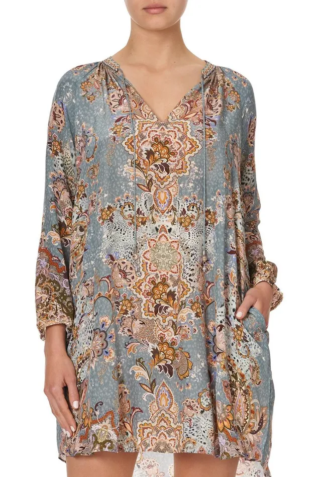 Camilla Party Dresses Women Raglan Sleeve Tunic Dress Le Palais Du Zahir