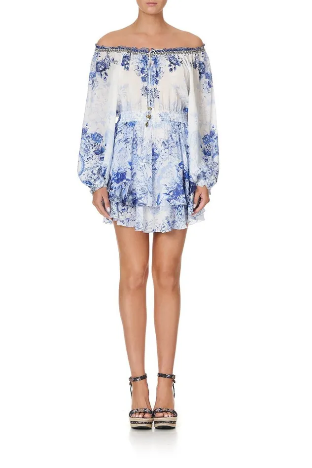 Camilla Party Dresses Women Tiered Mini Dress High Tea