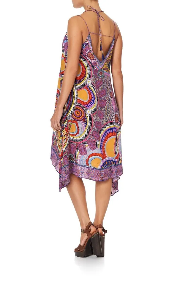 Camilla Party Dresses Women VNeck Strappy Flare Dress Warlu Dreaming