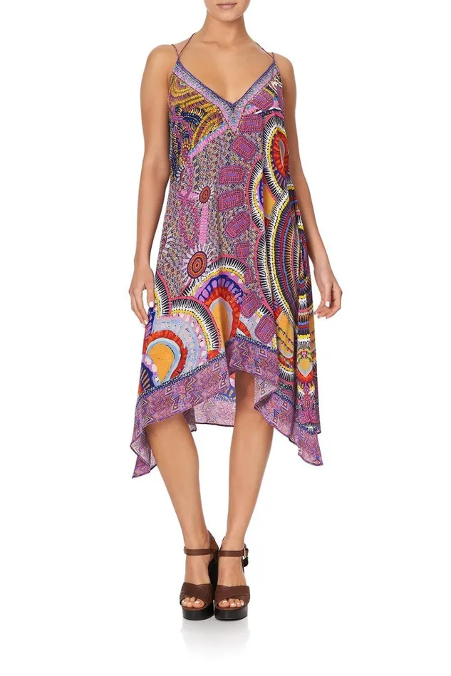 Camilla Party Dresses Women VNeck Strappy Flare Dress Warlu Dreaming