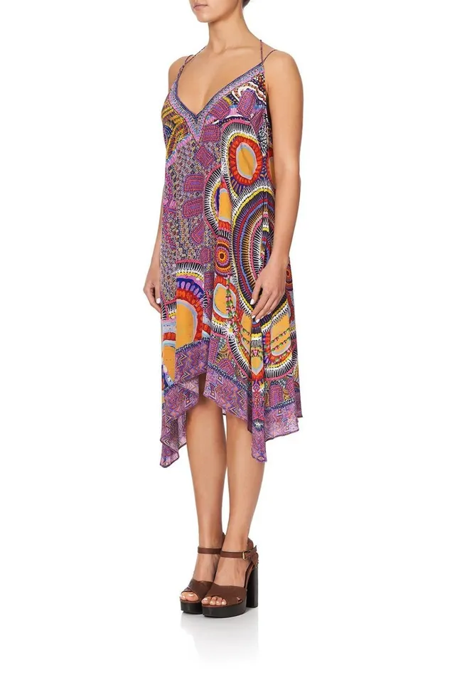 Camilla Party Dresses Women VNeck Strappy Flare Dress Warlu Dreaming