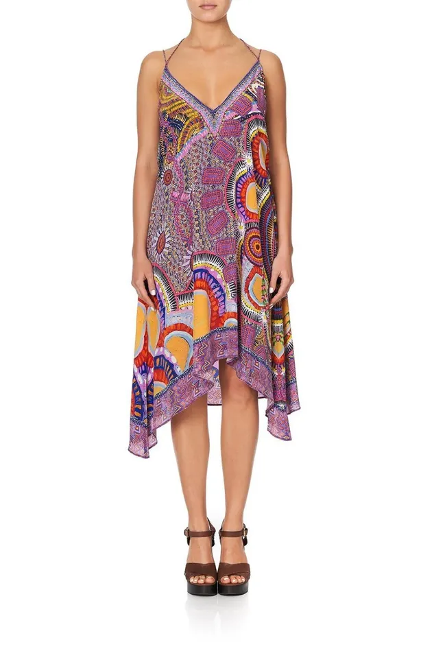 Camilla Party Dresses Women VNeck Strappy Flare Dress Warlu Dreaming
