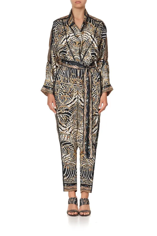 Camilla Playsuits and Jumpsuits Women Zip Front Panel Jumpsuit Night Waiting For Day