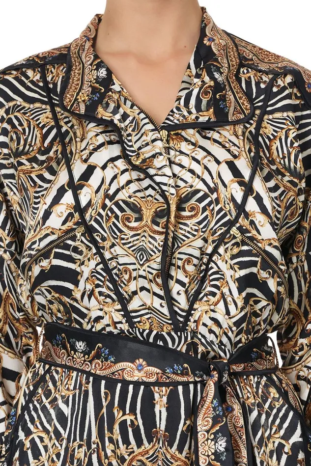 Camilla Playsuits and Jumpsuits Women Zip Front Panel Jumpsuit Night Waiting For Day
