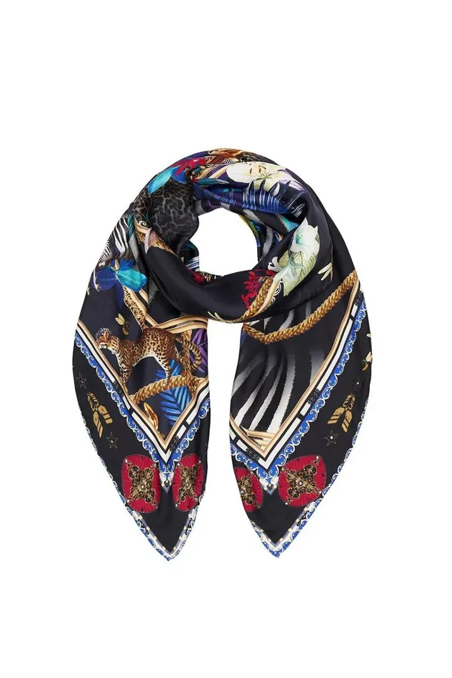 Camilla Scarves Women Large Square Scarf Rainbow Room