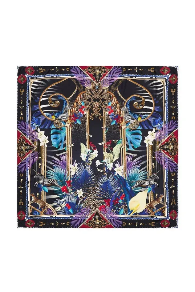 Camilla Scarves Women Large Square Scarf Rainbow Room