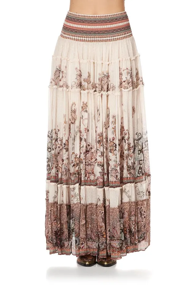 Camilla Skirts Women 4 Tiered Gathered Skirt Tales Of Talitha